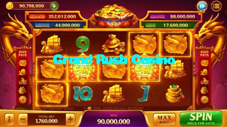 Grand Rush Casino خوش آمدید بونس +600% پیشکش موبائل ایپ کے پروموشن سیکشن میں دکھائی دیتی ہے۔
